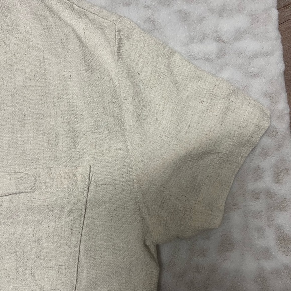 Love Notes Cropped Linen Top - Picture 5 of 6